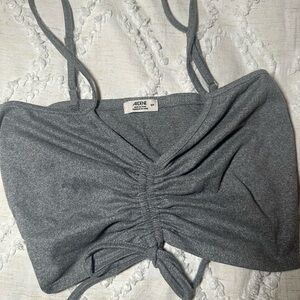 Ardene Gray Ruched Women's Top